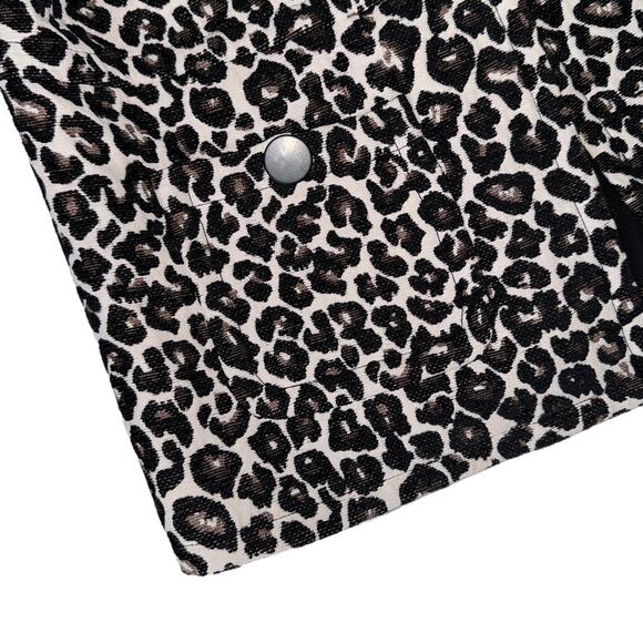 Chicos Modern Jacquard Animal Print Jacket Size Medium Cropped Sleeves BNWT - Picture 8 of 13